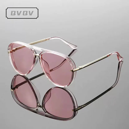 Vintage Metal Arrow Pilot Sunglasses