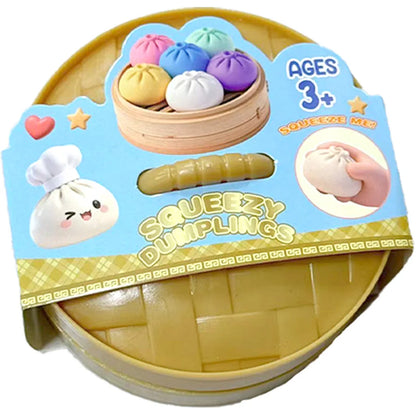1-12pcs Glitter Dumpling Glitter Dumpling Squishy Squeeze Toy