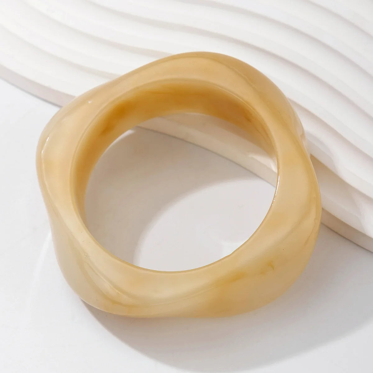 DANA Punk Brown Coffee Wide Cuff Bracelet