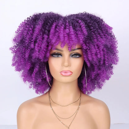 Synthetic Short Curly Wigs