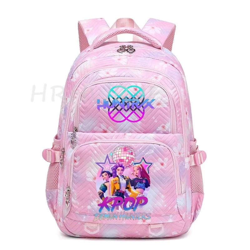 K-pop Demon Hunters Backpack Girls Boys Youth School Bags