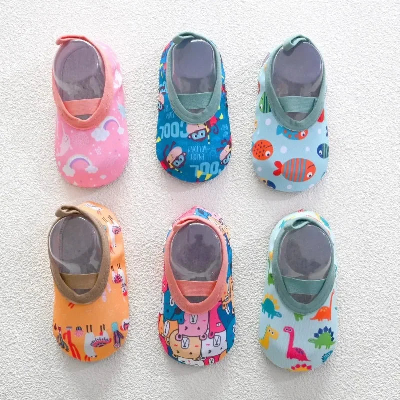 Baby Socks Shoes Learning Walking Anti-Skid Slippers