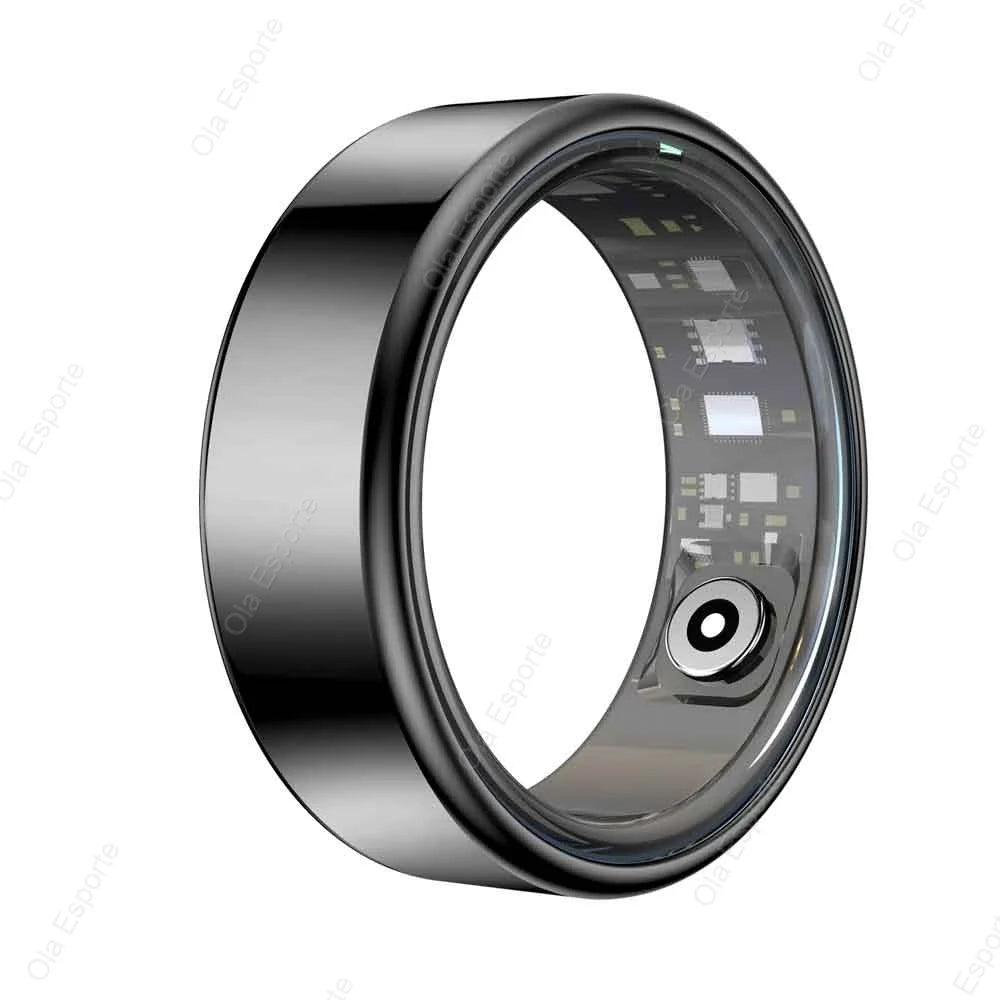 Heart Rate Blood Oxygen and Sleep Monitor IP68 & 5ATM Waterproof, Multi-sport Ring