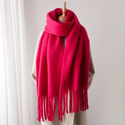 Cashmere Warm Solid Pashmina Blanket Wraps
