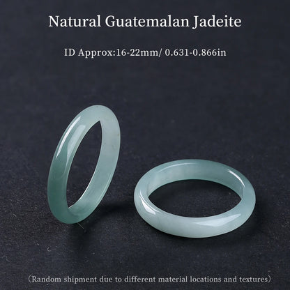 1 Pc Natural Crystal Stone Energy Healing Ring