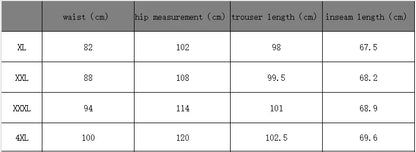 Plus size knitted fabric casual straight leg Pans