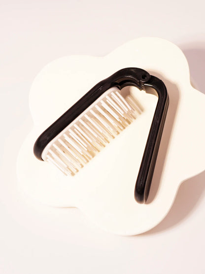 Foldable portable hair comb head hair wigs