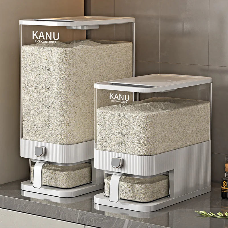 High-end pressing rice bucket insect-proof storage container