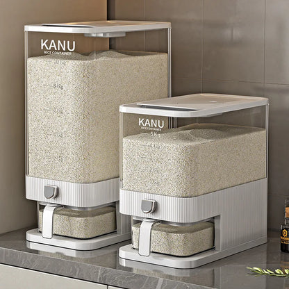 High-end pressing rice bucket insect-proof storage container