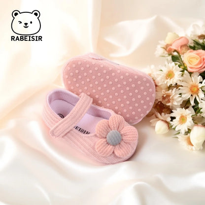 Cute Flower Mary Jane Flat Shoes
