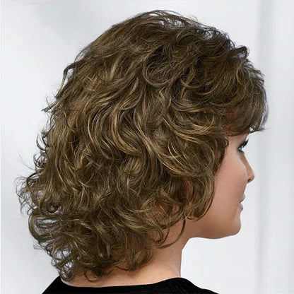 Synthetic Hair Short Curly Wigs