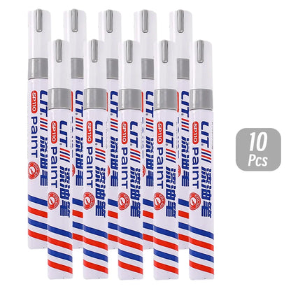 3mm 10p Colorful 8 Colors Permanent Paint Marker Waterproof