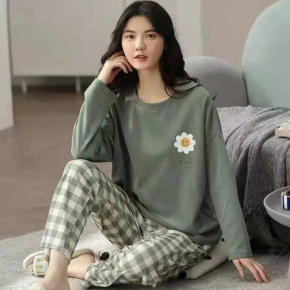 Long-Sleeved Homewear Pyjama Set