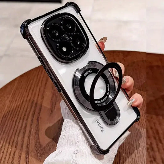 Shockproof Magnetic Bracket Phone Case Silicone Cover