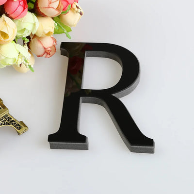 26 Letters DIY 3D Mirror Acrylic Wall Sticker