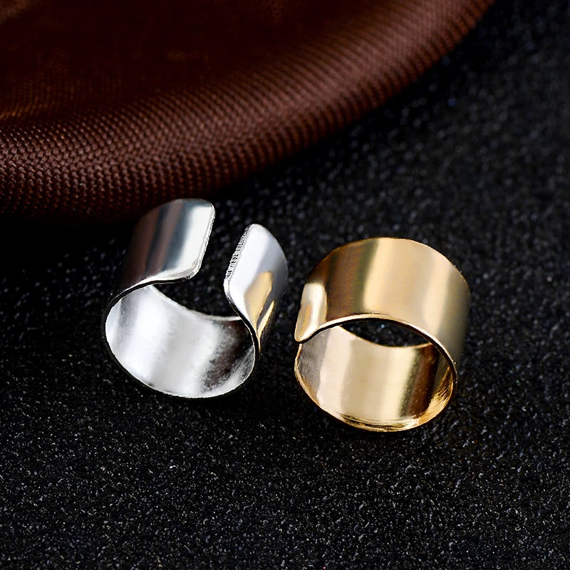 Simple Long Tube Geometric Stainless Steel Ear Clip