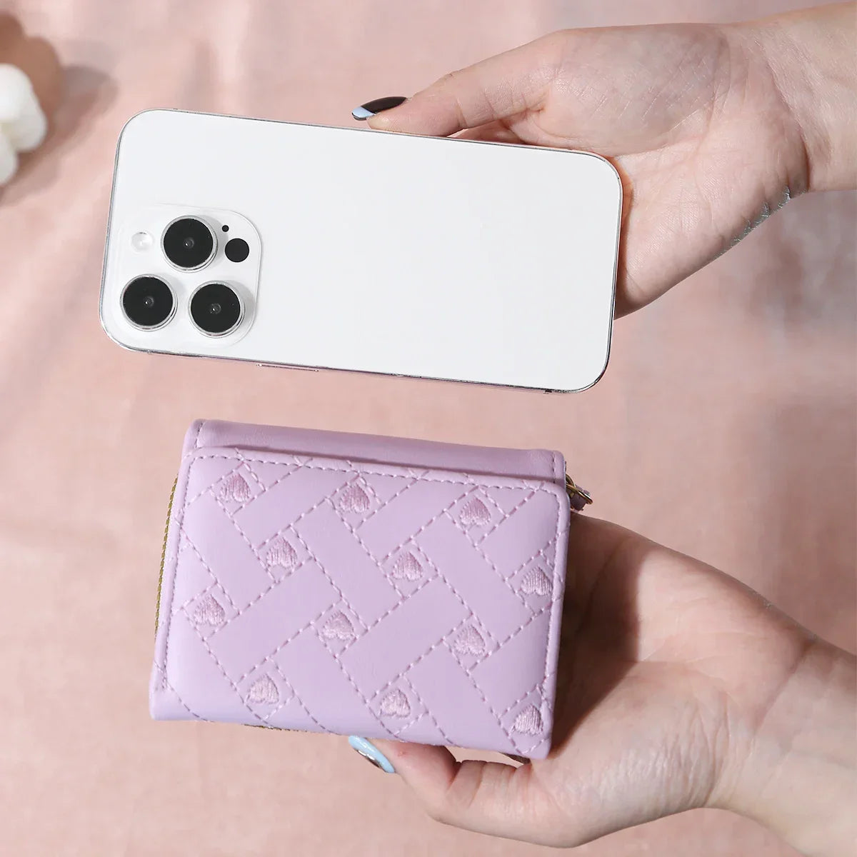 Short Love Buckle Large Capacity CardBag