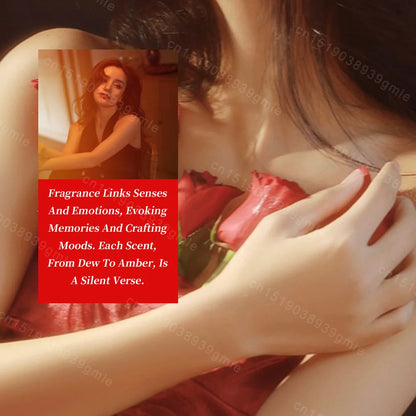 Perfume con aroma a oud, madera de agar y rosa