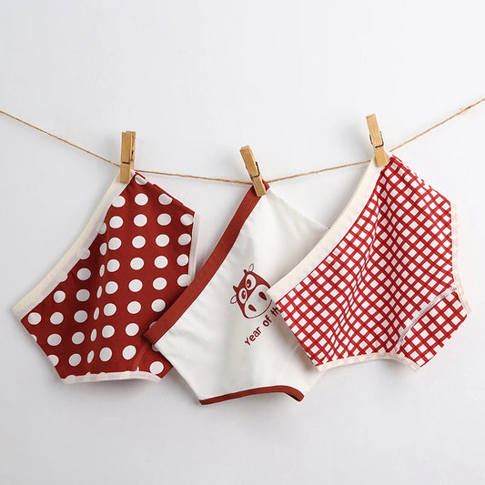3Pcs/lot Kids 7 Collections Cotton Underwear