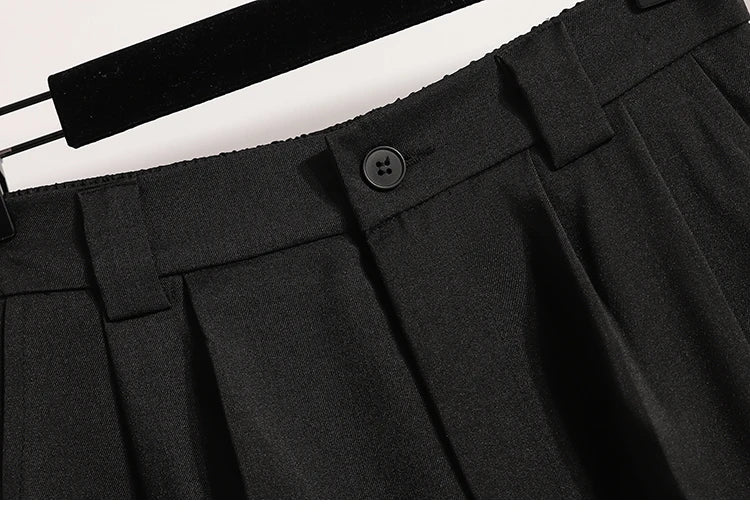 Korean High Waist Suit Casual Trousers