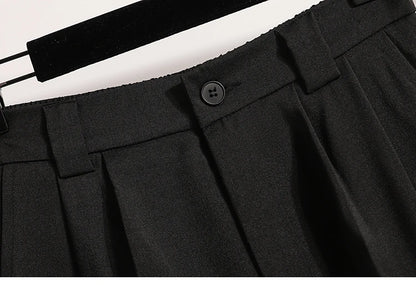 Korean High Waist Suit Casual Trousers