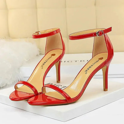 Gladiator Stiletto Classic Ankle Strap Sexy Shoes