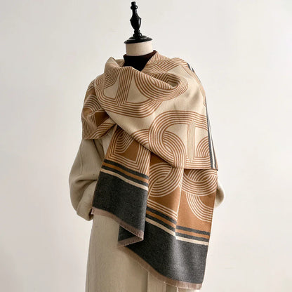 Winter Scarf  Wraps Thick Cashmere Imitation