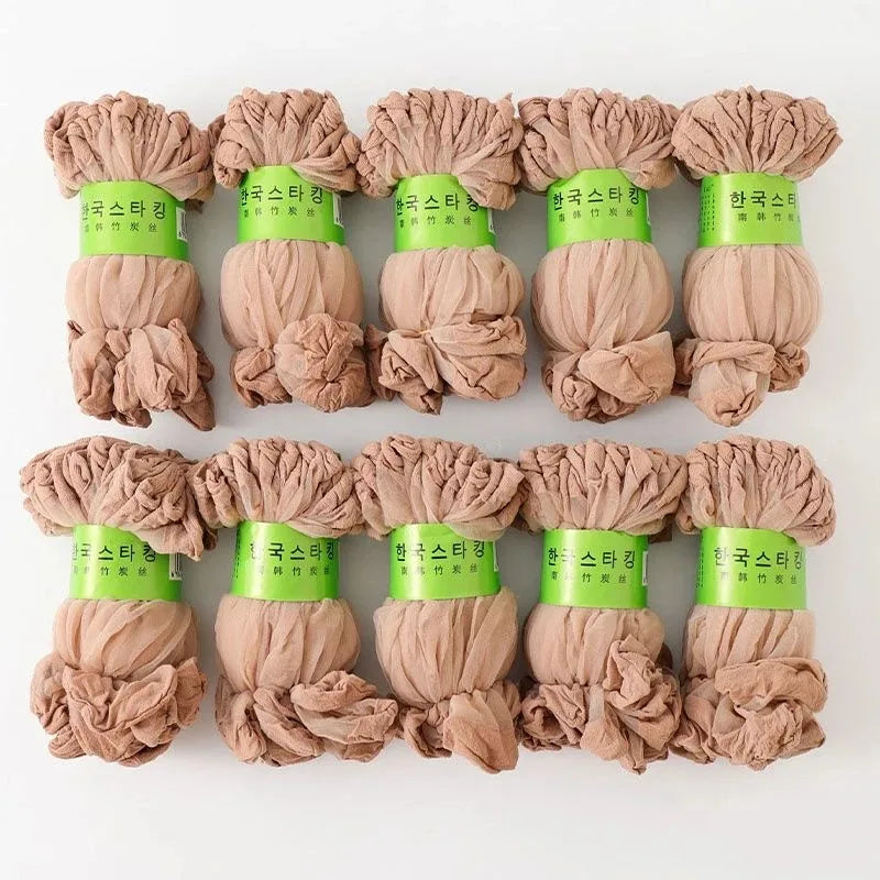 10pairs-50Pairs Transparent Socks