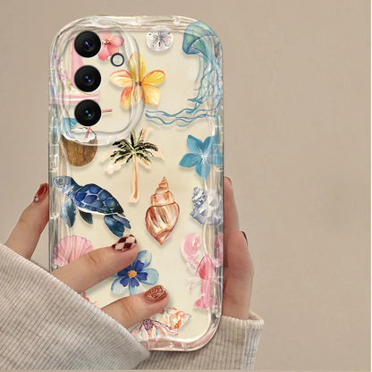 Samsung Galaxy Colorful Marine Organism Cover