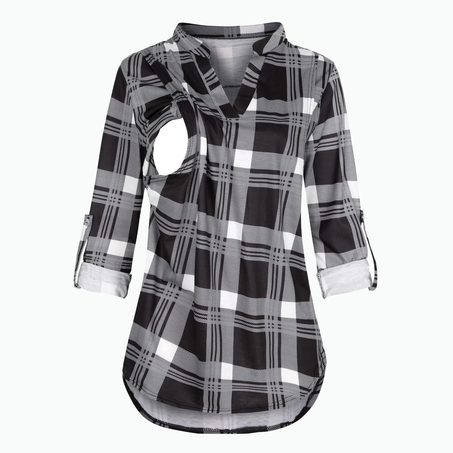 Maternity Breastfeeding T-shirt  Long Sleeve Pregnant