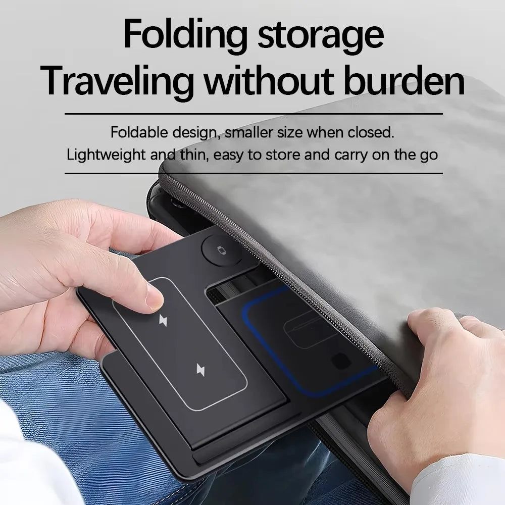 Foldable Phone Wireless Charger Station For iPhone