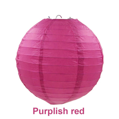 10/15/20/25/30cm Round Chinese Paper Lanterns Birthday Wedding Decor Gift