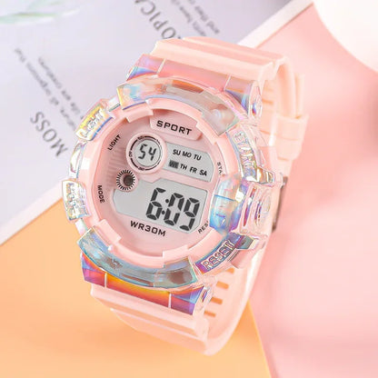 LED Digital Luminous Electronic Wristwatch