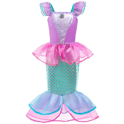 Elsa Anna Jasmine Rapunzel Pageant Cosplay Costume