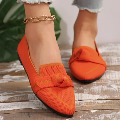 Loafers Ballet Flats Pointed Toe Barefoot Butterfly Shoes