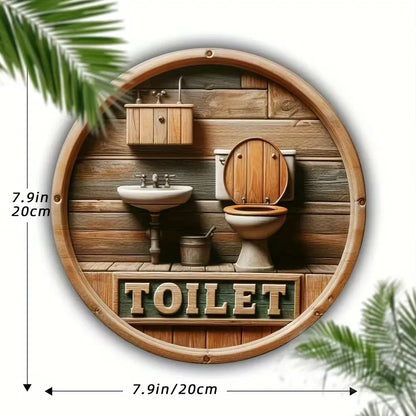 Golden Shower Head Sign  Bathroom Decor