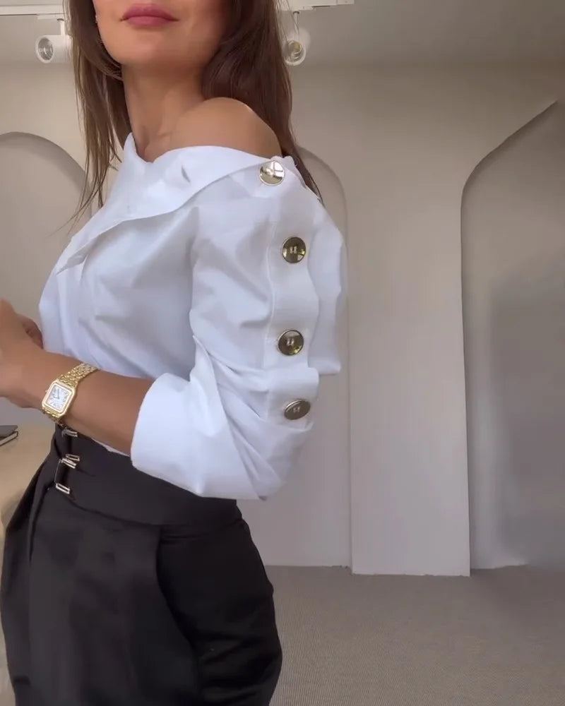 Suéter elegante de manga larga