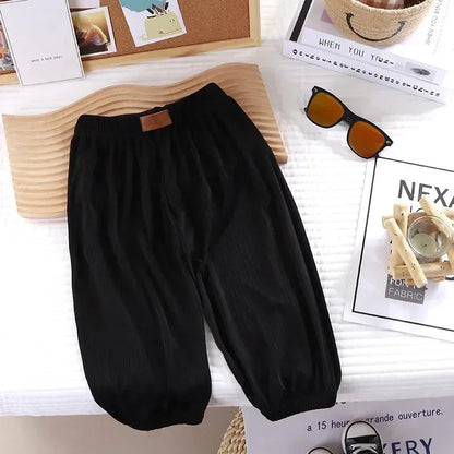 Thin Mosquito Candy Color Kids Boys Girls Baby Pants