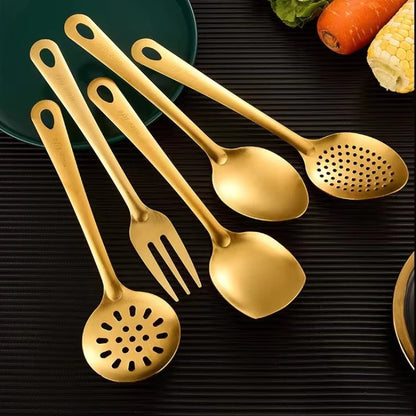 Stainless Steel Kitchen Cooking Spatula Set