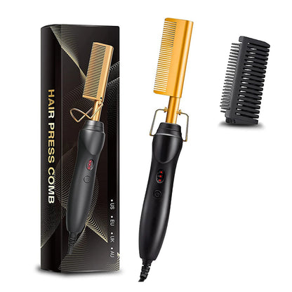 Hot Selling 2-In-1 Straight Hair Comb Portable