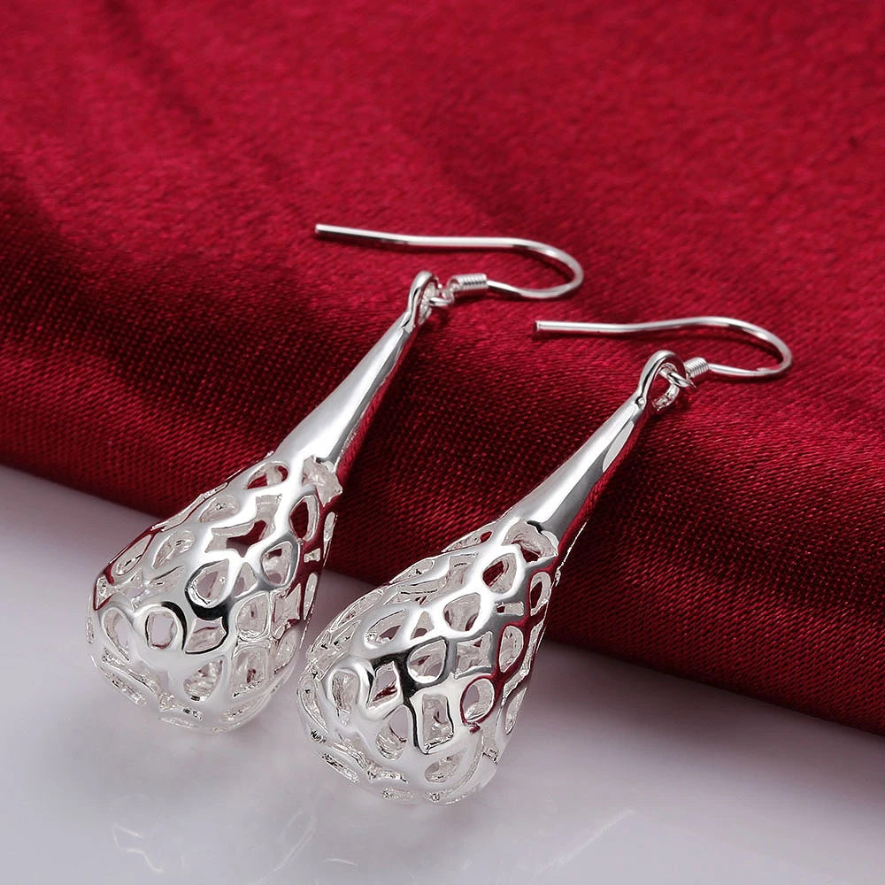 925 Sterling Silver water drop Earring