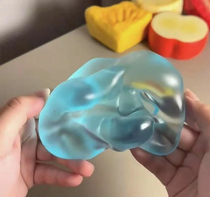 Squishy Green Apple Stress Ball Soft Fidget Sensory Toy