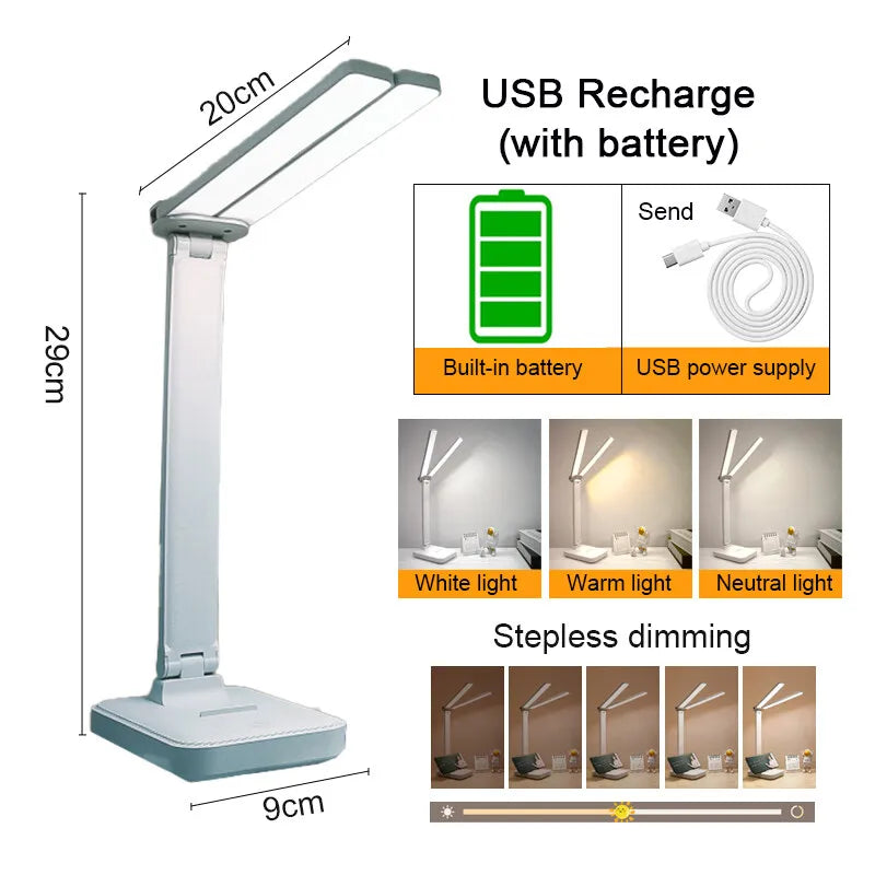 USB Desk Lamp Touch Night Light