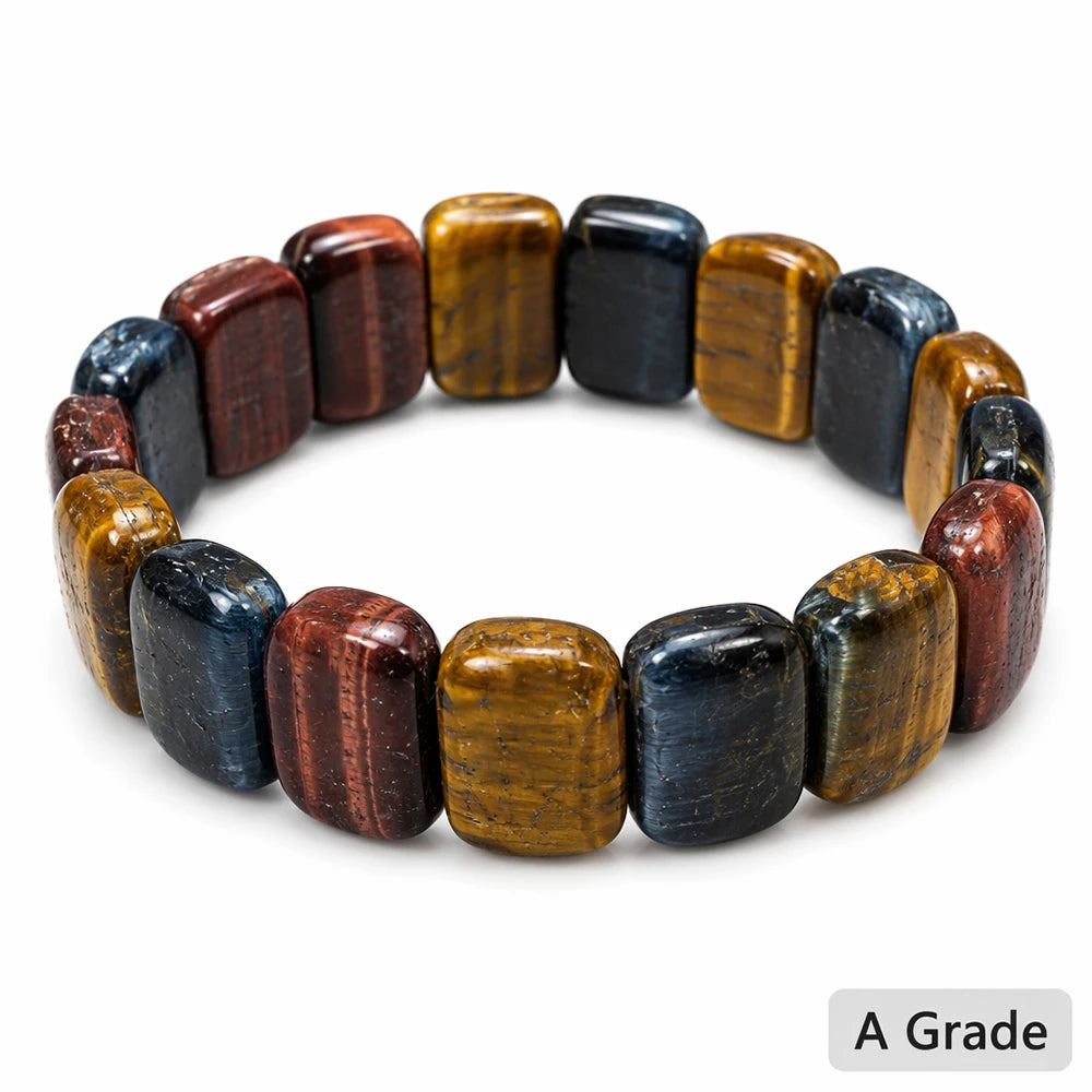 AAA Grade Natural Colored Tigers Eye Bracelet