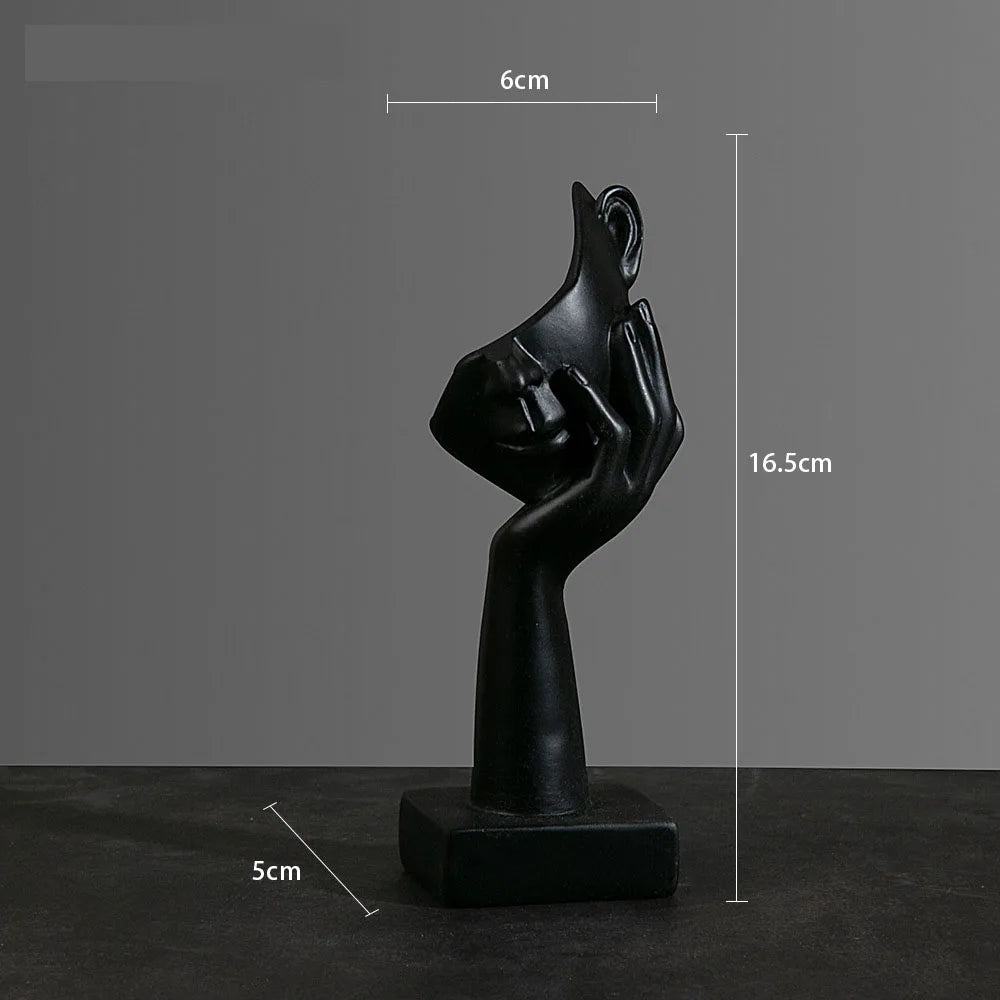 Resin Abstract Mask Statues Decor Gift