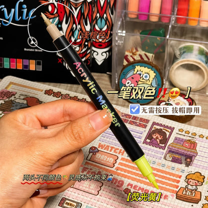 Professional Art Use 24/48-Color Acrylic Paint Markers