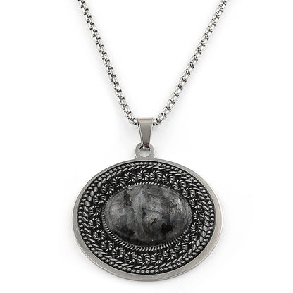 Stainless Steel Bohemia Natural Stone Vintage Necklaces