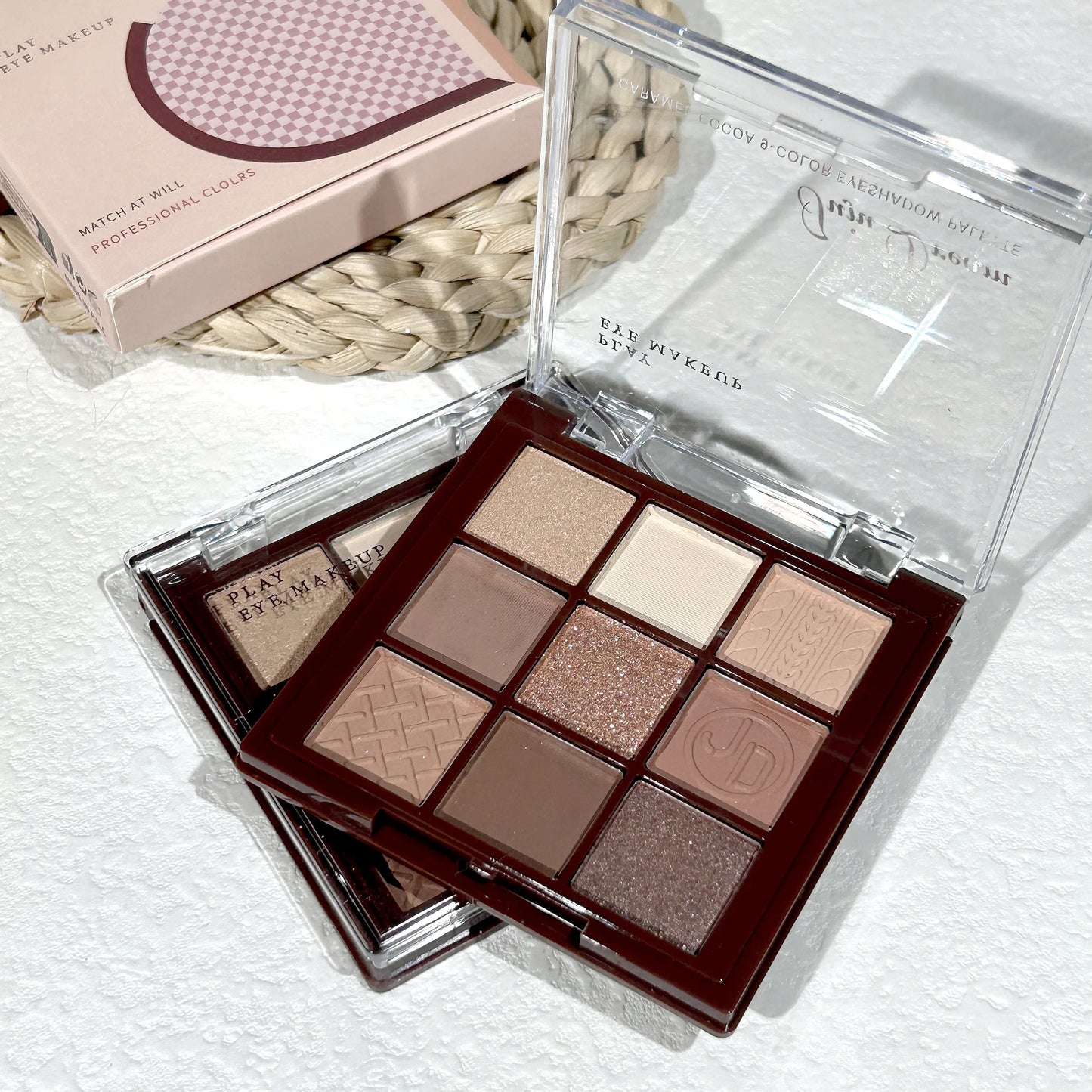 Chocolate Warm Brown Earth Palette - 9 Shades Matte Eyeshadow