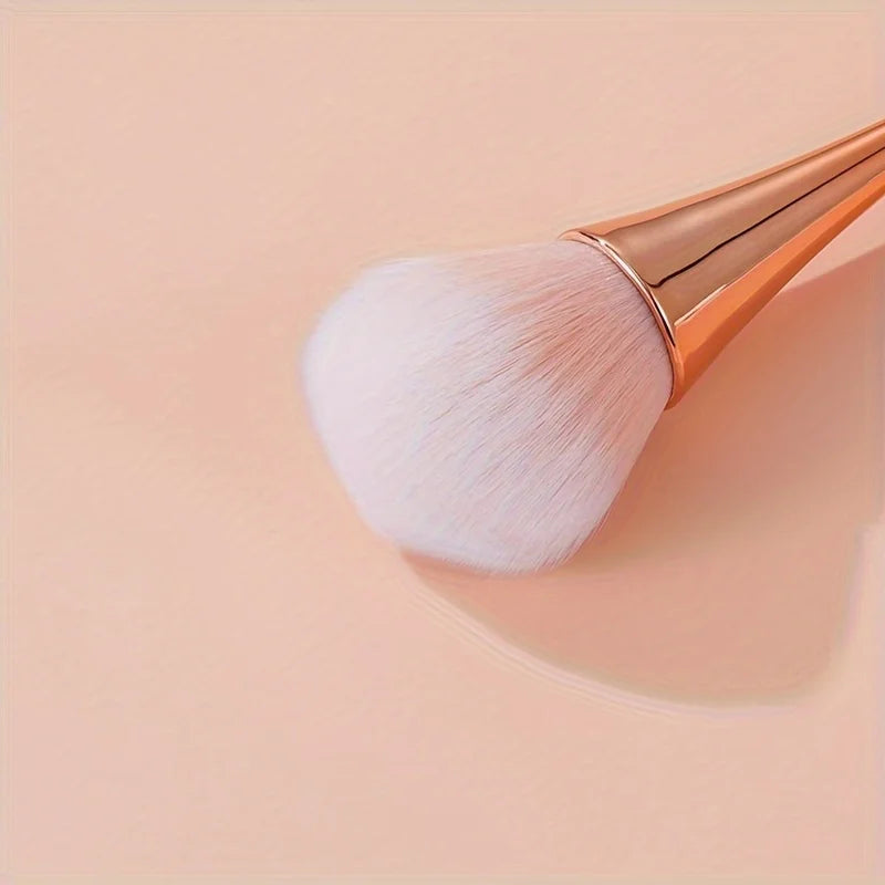 Rose Golden Fan Makeup Brush