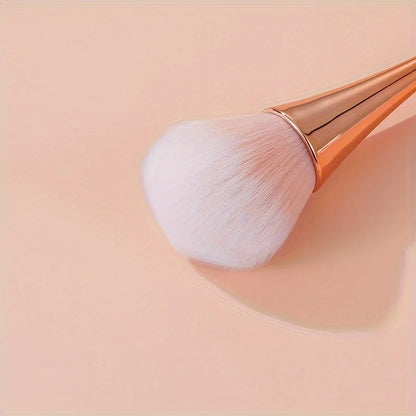 Rose Golden Fan Makeup Brush